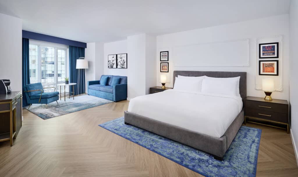 Our beautiful, modern rooms offer the comfort and style you'd expect in downtown Toronto!